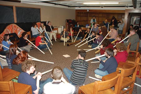 Paul Taylor workshop at Collins
