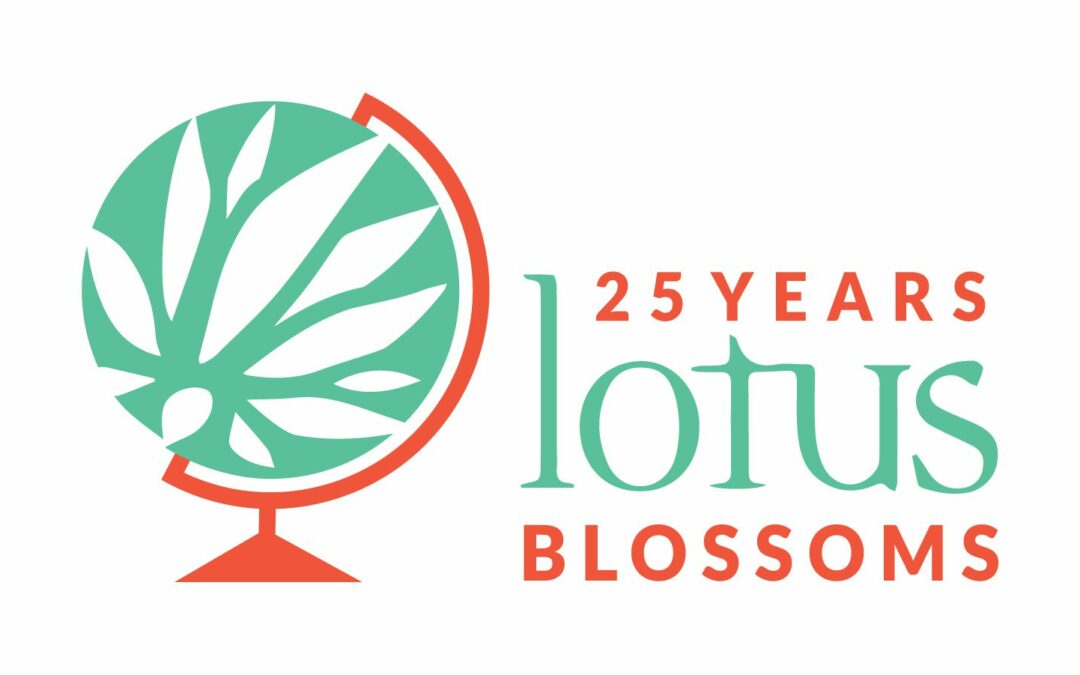 25th Anniversary Lotus Blossoms Logo