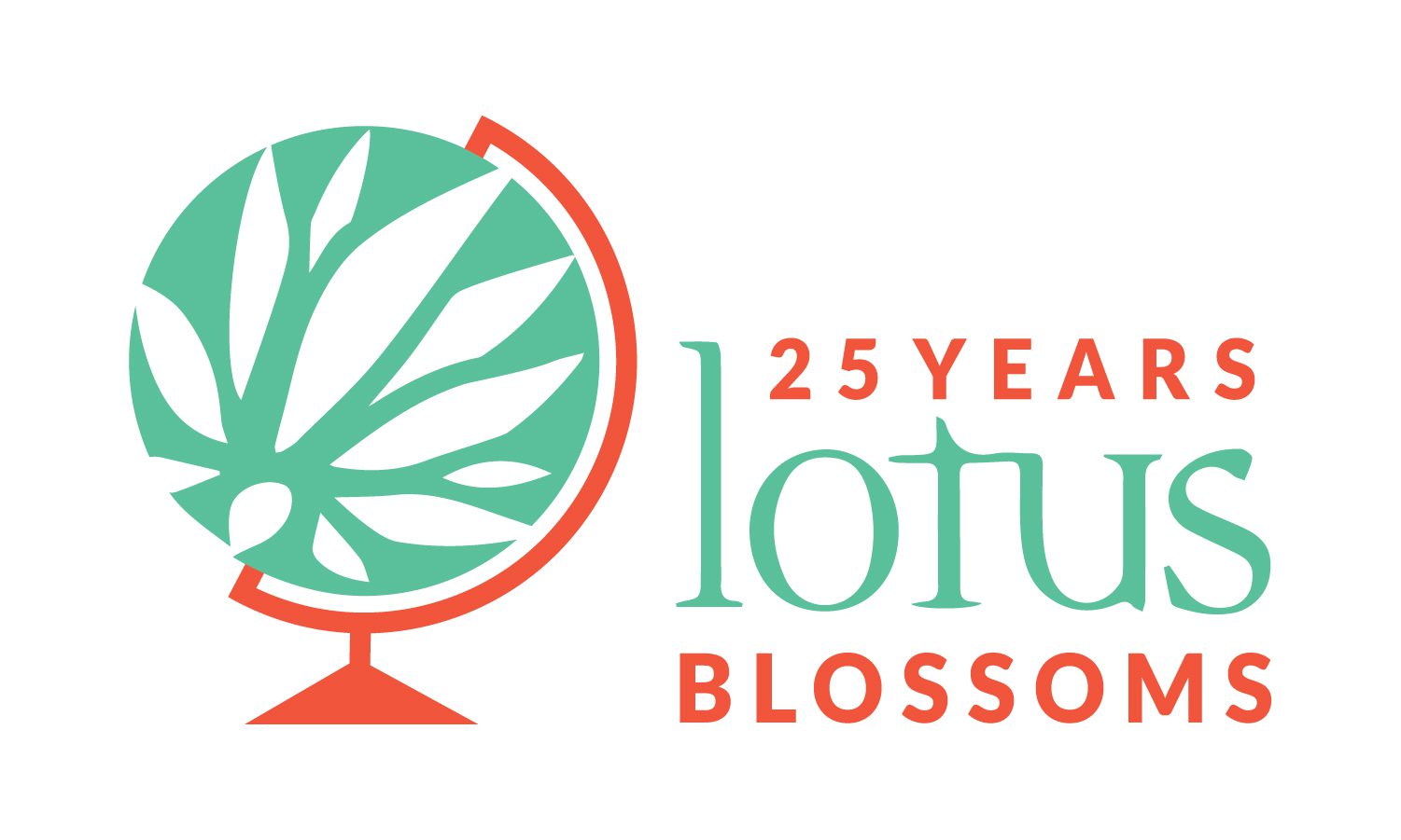 25th Anniversary Lotus Blossoms Logo Lotus