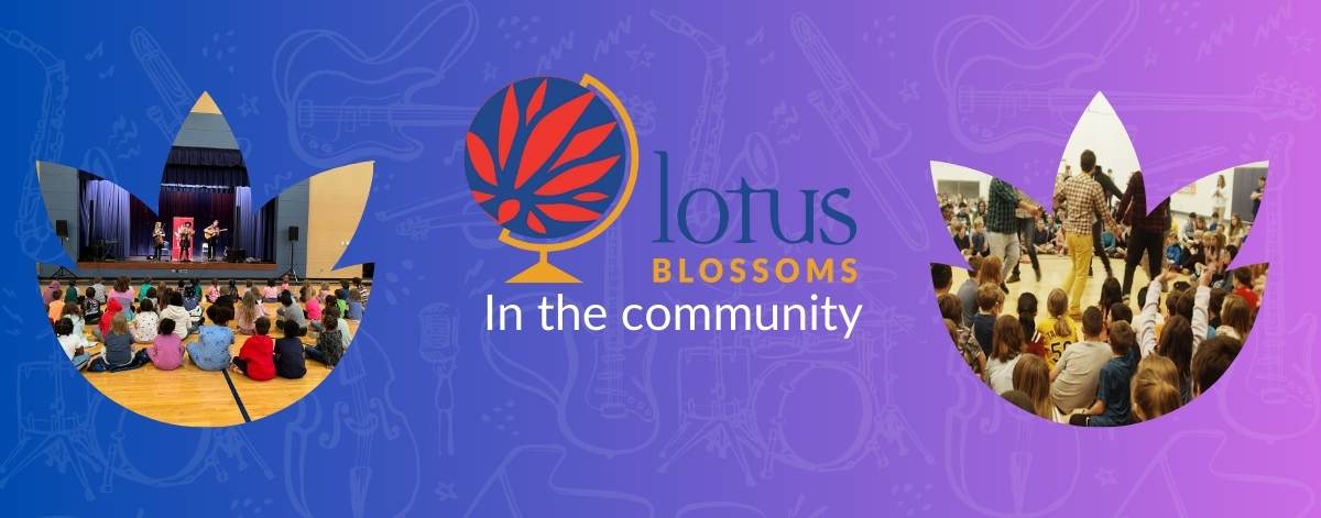 Photo of children enjoying Lotus Blossoms performances